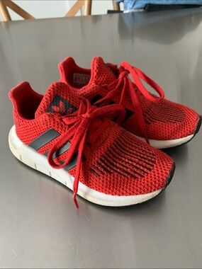 Kid’s Red Adidas Sneakers Size 11 VGUC